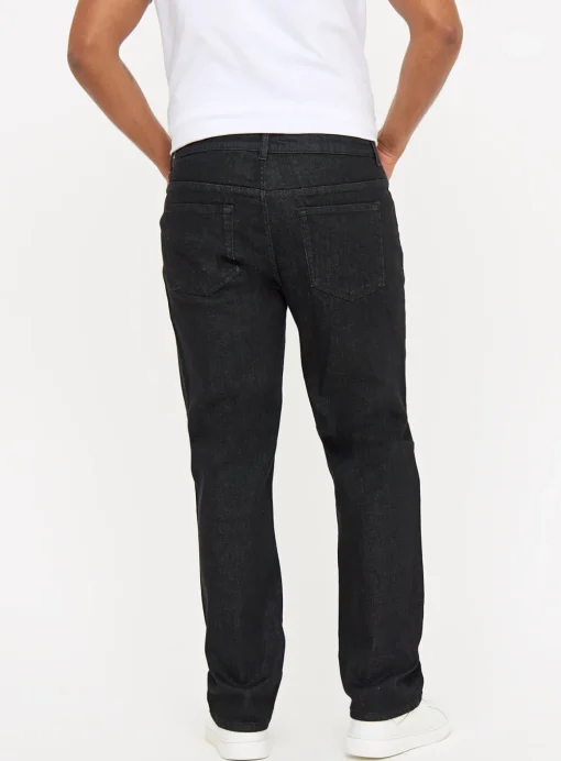 Everyday Black Straight Leg Denim Jeans 34R