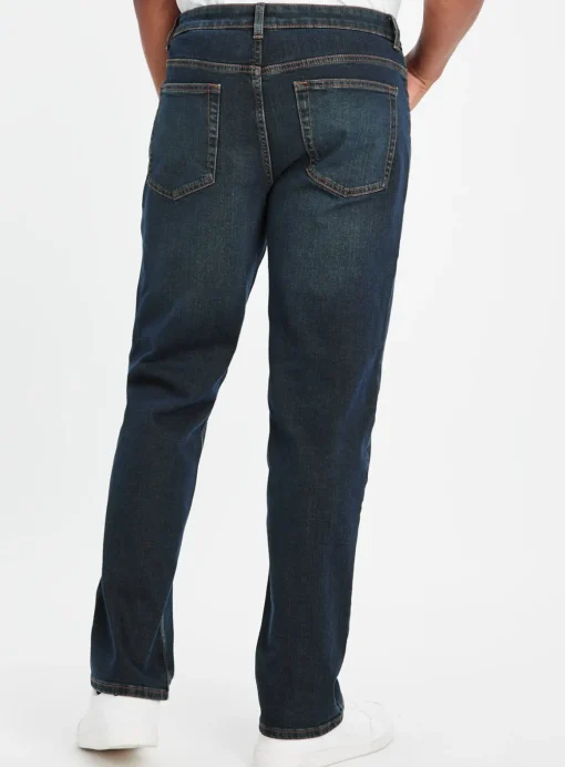 Everyday Dark Wash Denim Straight Leg Jeans 44R