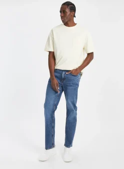 Everyday Mid Wash Denim Straight Leg Jeans 34L