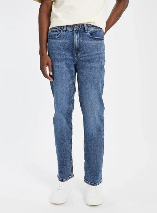 Everyday Mid Wash Denim Straight Leg Jeans 34L