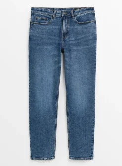 Everyday Mid Wash Denim Straight Leg Jeans 34L