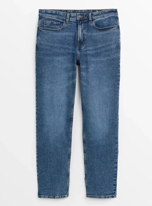 Everyday Mid Wash Denim Straight Leg Jeans 34L