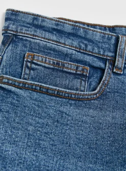 Everyday Mid Wash Denim Straight Leg Jeans 34L