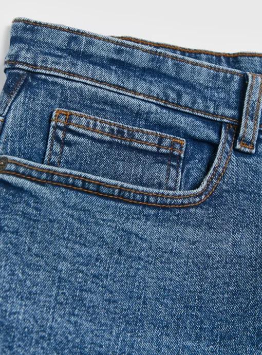 Everyday Mid Wash Denim Straight Leg Jeans 34L
