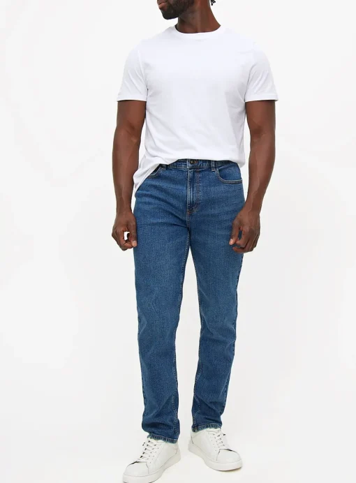 Everyday Mid Washed Denim Slim Fit Jeans 42R