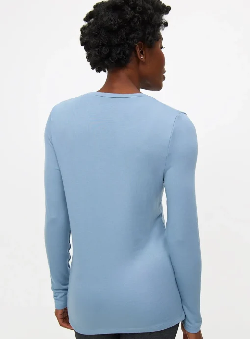 Faded Blue Maximum-Warmth Thermal Top S