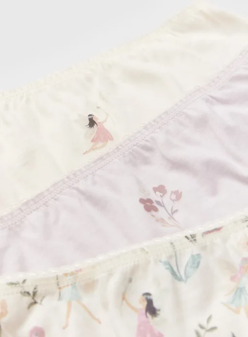 Fairy & Floral Print Briefs 10 Pack 4-5 years