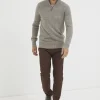FATFACE Lambswool Half Neck Jumper S