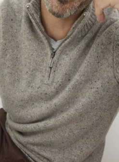 FATFACE Lambswool Half Neck Jumper S