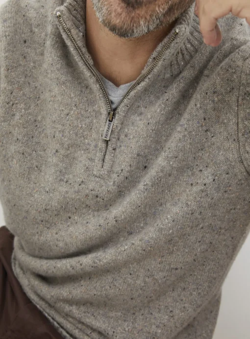FATFACE Lambswool Half Neck Jumper S