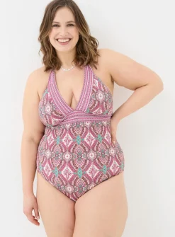 FATFACE Serena Detail Paisley Swimsuit 6