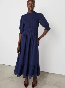 FINERY Amelia Dress - Navy 10