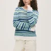 FINERY Audrenia Jumper Blue Stripe 16