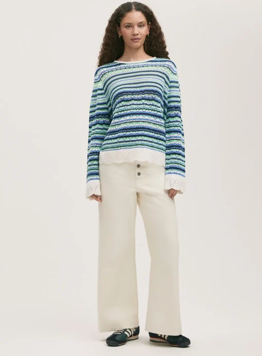 FINERY Audrenia Jumper Blue Stripe 16