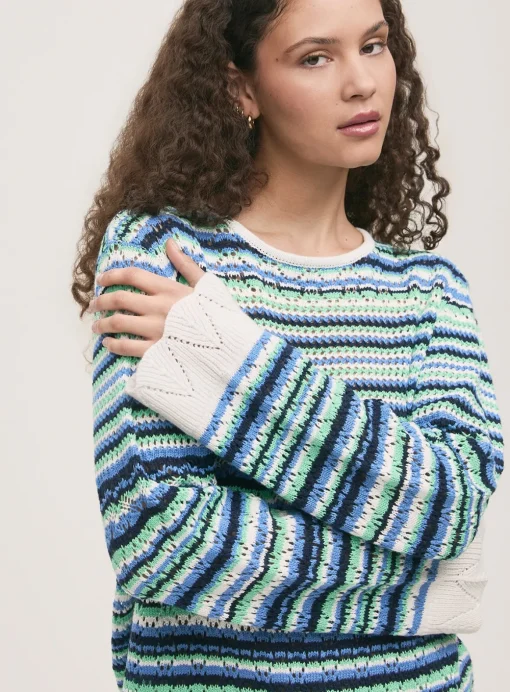 FINERY Audrenia Jumper Blue Stripe 16