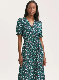 FINERY Everleigh Dress Navy Flowers 18