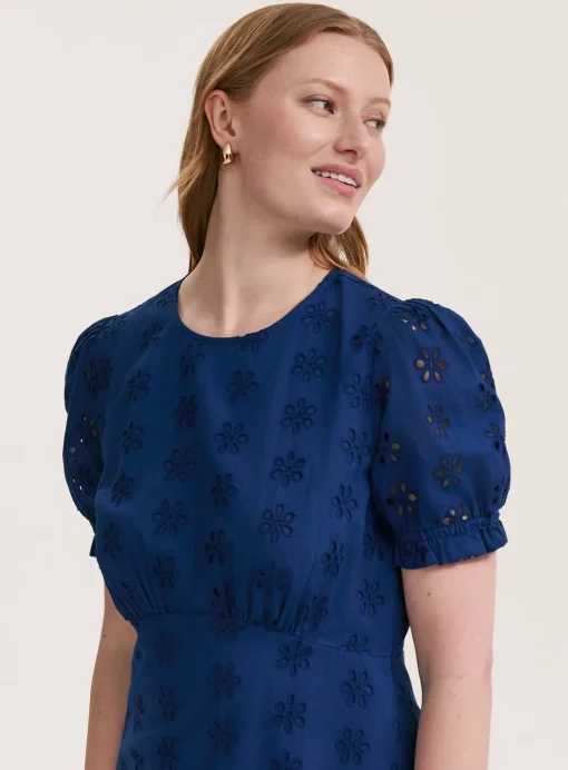 Finery Mela Dress Indigo 10