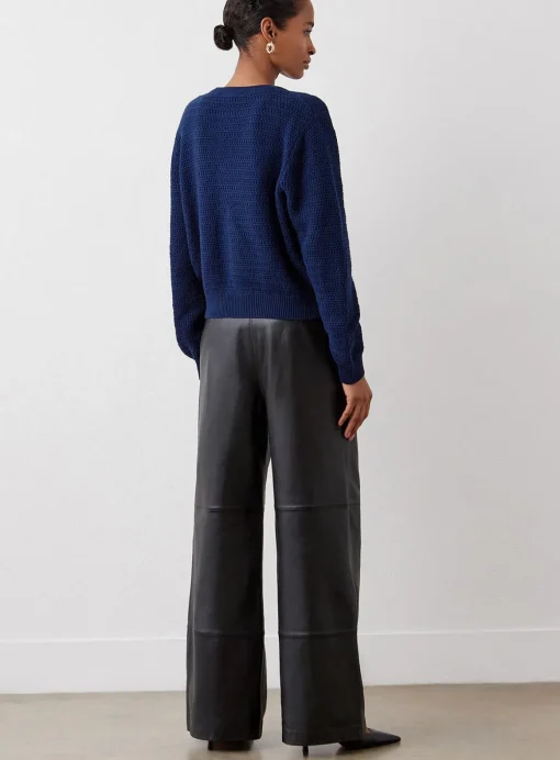 FINERY Saskia Cardigan Navy 14