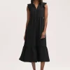 FINERY Scout Dress - Black 10