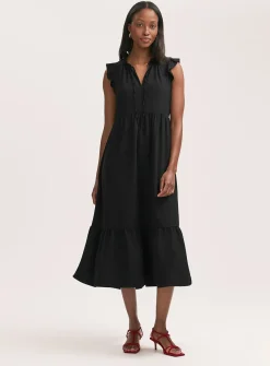 FINERY Scout Dress - Black 10