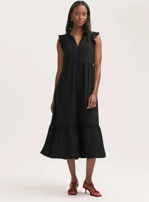 FINERY Scout Dress - Black 10