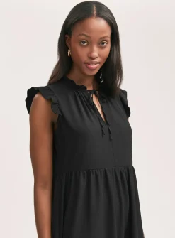FINERY Scout Dress - Black 10