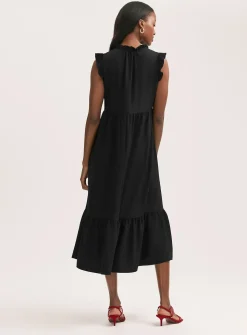 FINERY Scout Dress - Black 10