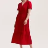 FINERY Wren Dress Red 20