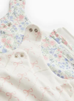 Floral & Bow Print 1.5 Tog Sleeping Bag 2 Pack 18-24 months