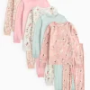 Floral & Fairy Print Pyjama Sets 5 Pack 1-2 years