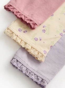 Floral Leggings 3 Pack 3-4 years