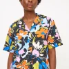 Floral Print Short Sleeve Resort Shirt 8