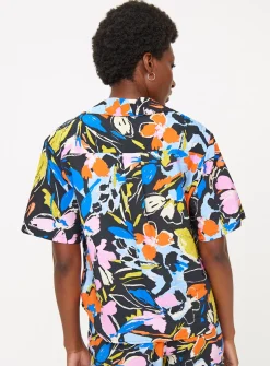 Floral Print Short Sleeve Resort Shirt 8