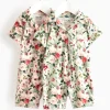 Floral Printed Short Sleeve Rompers 2 Pack Up to 3 mths