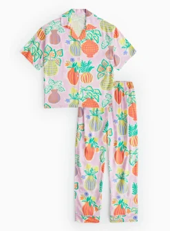 Floral Vase Print Pyjama Set 5-6 years