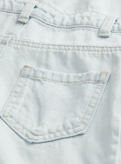Flower Embroidered Denim Bib Dungarees 5 years