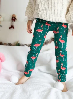 FRED & NOAH Festive Flamingo Leggings 0-6 Months