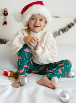 FRED & NOAH Festive Flamingo Leggings 0-6 Months