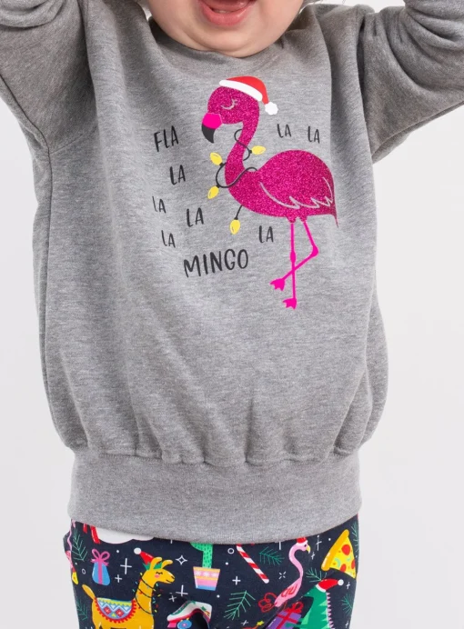 FRED & NOAH Fla-La-La Mingo Sweatshirt 5-6 Years