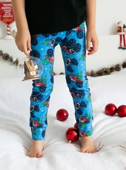 FRED & NOAH Xmas Monster Truck Legging 0-6 Months