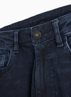 Free Fit Dark Blue Straight Leg Denim Jeans 36S