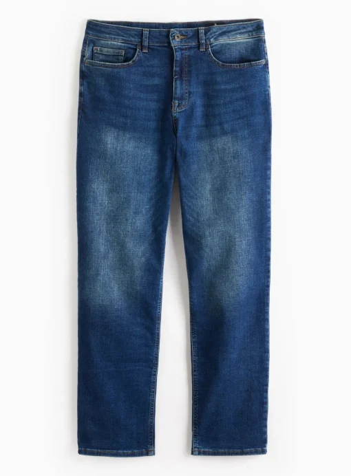 Free Fit Dark Denim Straight Leg Jeans 44R