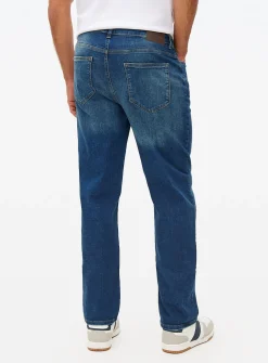 Free Fit Dark Denim Straight Leg Jeans 44R