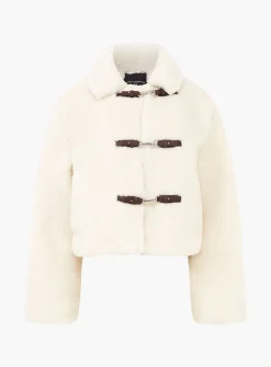 FRENCH CONNECTION Alex Faux Fur Jacket XL
