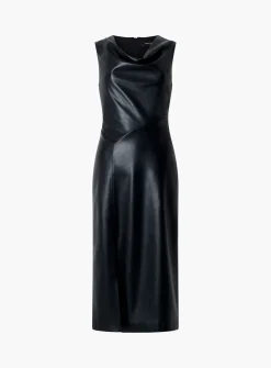 FRENCH CONNECTION Elettra Pu Cowl Neck Sleeveless Dress 6