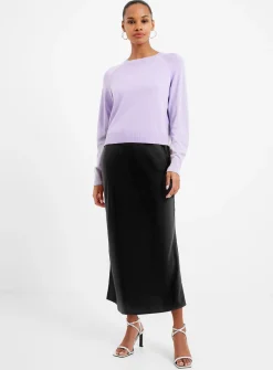 FRENCH CONNECTION Ennis Satin Skirt 14