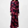FRENCH CONNECTION Foliage Chiara Tie Knot Neck Dress 10