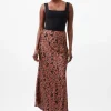 FRENCH CONNECTION Jeanie Ennis Satin Skirt 8