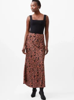 FRENCH CONNECTION Jeanie Ennis Satin Skirt 8