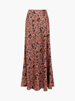 FRENCH CONNECTION Jeanie Ennis Satin Skirt 8